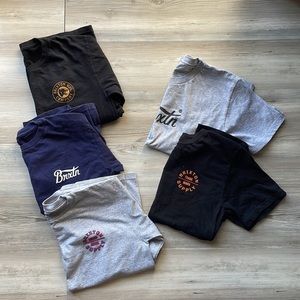 Lot of 5 Brixton Shirts